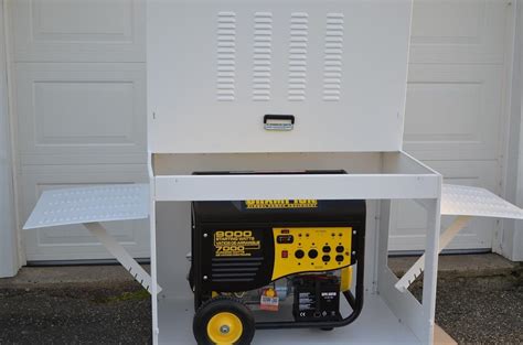 metal box for generator|outdoor box for generator.